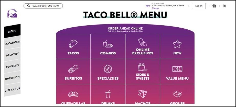 Taco Bell Menu